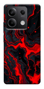 Чехол Black red marble для Xiaomi Redmi Note 13 5G
