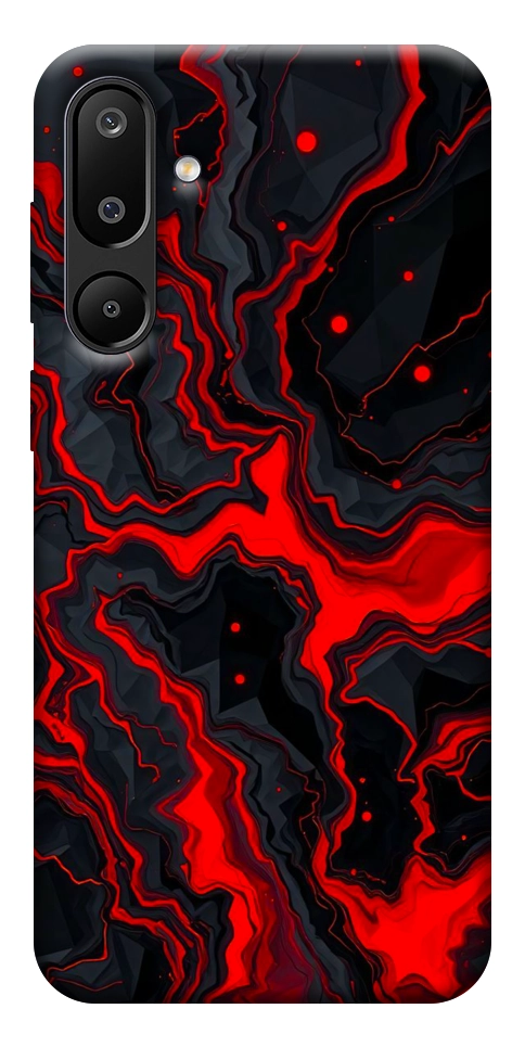 Чохол Black red marble для Galaxy M16 5G
