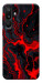 Чохол Black red marble для Galaxy M16 5G