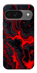 Чехол Black red marble для Google Pixel 10 Pro