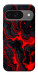Чехол Black red marble для Google Pixel 10 Pro