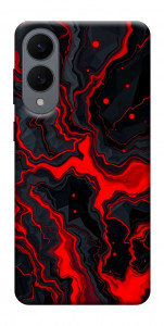 Чехол Black red marble для Galaxy S25 Edge
