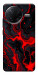 Чехол Black red marble для Xiaomi Poco F7 Pro