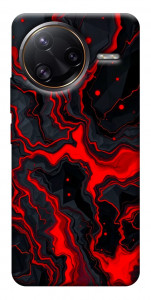 Чехол Black red marble для Xiaomi Poco F7 Ultra