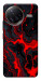 Чехол Black red marble для Xiaomi Poco F7 Ultra