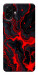 Чохол Black red marble для Galaxy A07