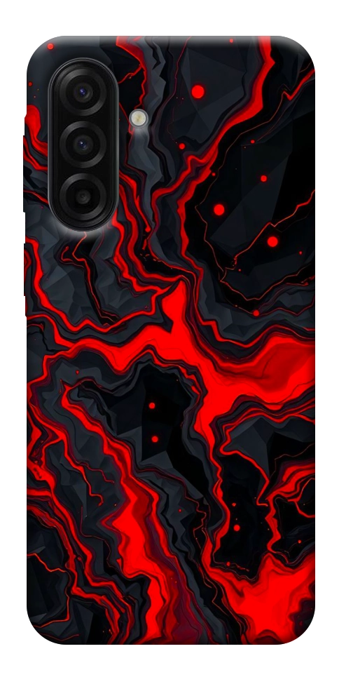Чехол Black red marble для Galaxy A17 5G