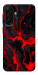 Чехол Black red marble для Galaxy A17 5G