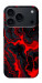 Чехол Black red marble для iPhone 17 Pro Max