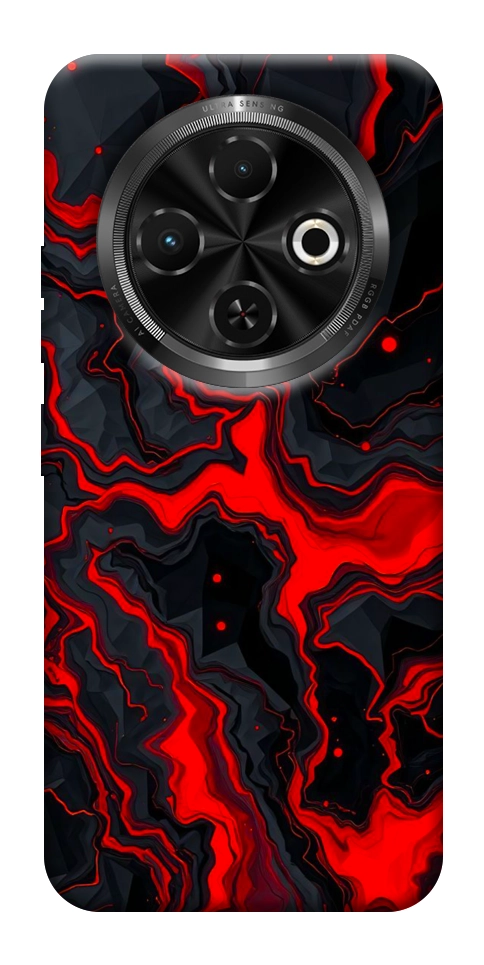 Чехол Black red marble для TECNO Spark 30C (KL5n)