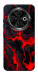 Чехол Black red marble для TECNO Spark 30C (KL5n)