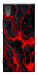 Чехол Black red marble для Sony Xperia XA1