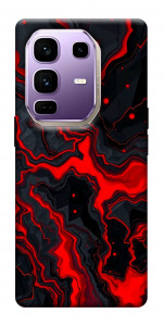 Чехол Black red marble для Infinix Note 50 Pro+