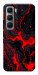 Чехол Black red marble для Infinix Hot 60i