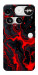 Чехол Black red marble для Nothing Phone (3)
