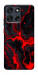 Чехол Black red marble для Motorola Moto G56 5G