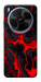 Чехол Black red marble для ZTE Nubia V70 Max