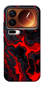 Чехол Black red marble для Xiaomi 17 Pro Max