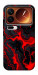 Чехол Black red marble для Xiaomi 17 Pro Max