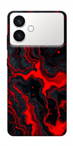 Чохол Black red marble для Galaxy S26 Edge