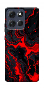 Чехол Black red marble для Motorola Moto G86 Power