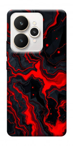 Чохол Black red marble для Realme 15