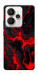 Чохол Black red marble для Realme 15