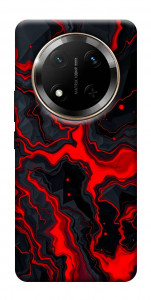 Чохол Black red marble для Huawei Honor X9c