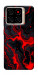 Чехол Black red marble для ZTE Blade A56