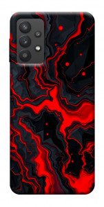 Чехол Black red marble для Galaxy A32 5G