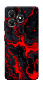 Чехол Black red marble для ZTE Blade A36