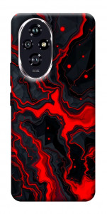 Чохол Black red marble для Huawei Honor 200
