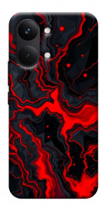 Чехол Black red marble для Xiaomi Poco X8 Pro Max