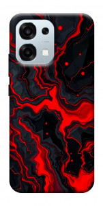 Чехол Black red marble для Oppo A6 Pro 5G