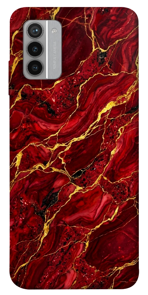 Чохол Burgundy gold для Nokia G42