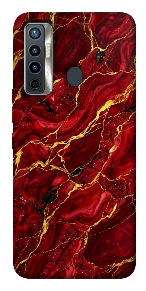Чохол Burgundy gold для TECNO Camon 17
