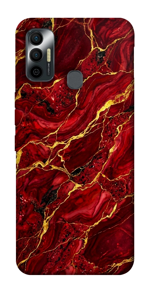 Чохол Burgundy gold для TECNO Spark 7