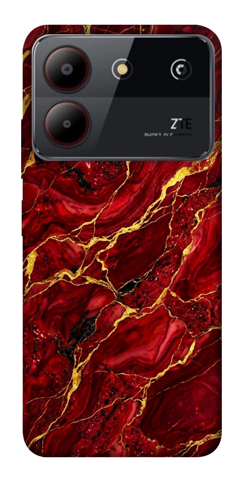 Чохол Burgundy gold для ZTE Blade A54 4G