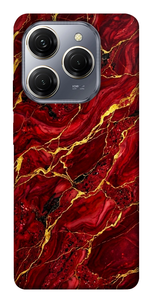 Чехол Burgundy gold для TECNO Spark 20 Pro
