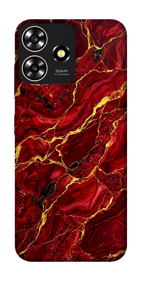 Чехол Burgundy gold для ZTE Blade A73 4G