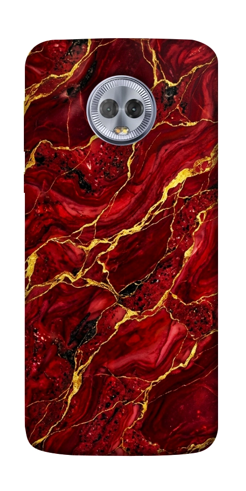 Чехол Burgundy gold для Motorola Moto G6 Plus
