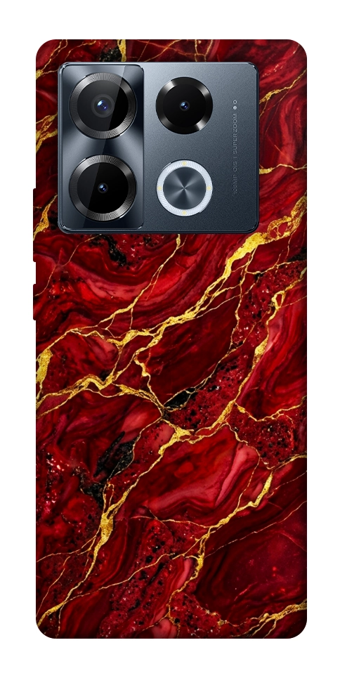 Чехол Burgundy gold для Infinix Note 40 Pro 4G