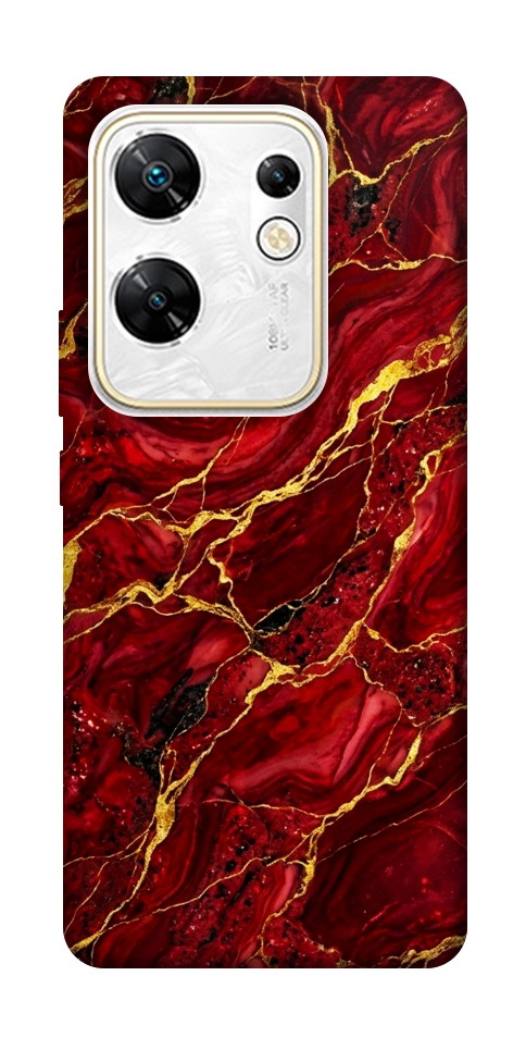 Чехол Burgundy gold для Infinix Zero 30 4G