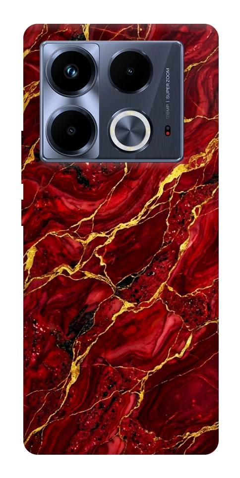 Чехол Burgundy gold для Infinix Note 40 4G