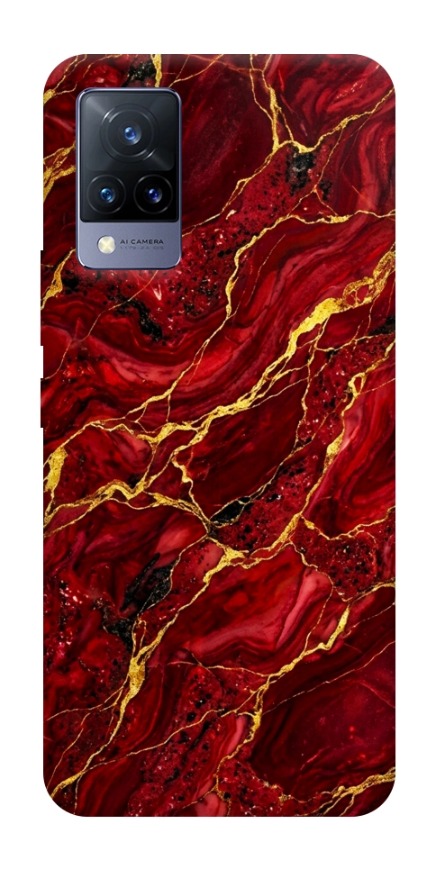 Чохол Burgundy gold для Vivo V21