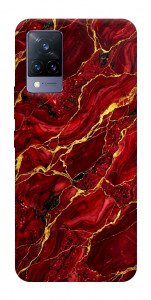 Чехол Burgundy gold для Vivo V21