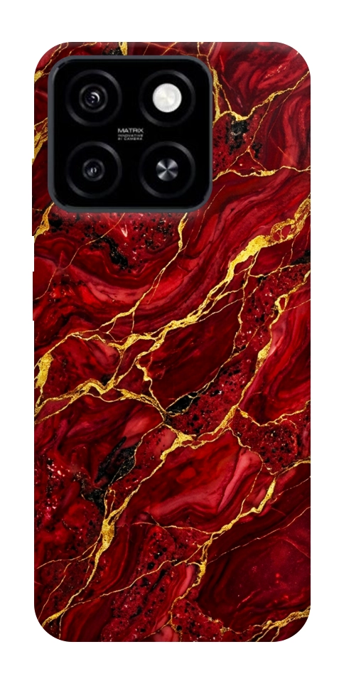 Чохол Burgundy gold для ZTE Blade A55 4G