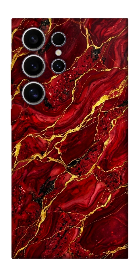 Чехол Burgundy gold для Galaxy S25 Ultra