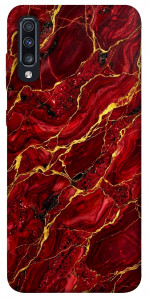 Чохол Burgundy gold для Galaxy A70s
