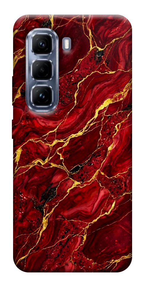 Чохол Burgundy gold для Infinix Hot 50 Pro